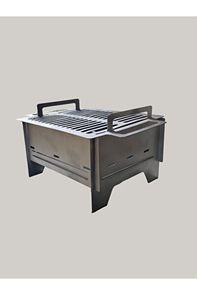 Tezel Ticaret Taşınabilir Metal Mangal, Şık Tasarım, Pratik Kullanım