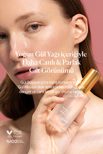 MİSBAHÇE Gül Mayası Aydınlatıcı Ve Gözenek Sıkılaştırıcı Tonik