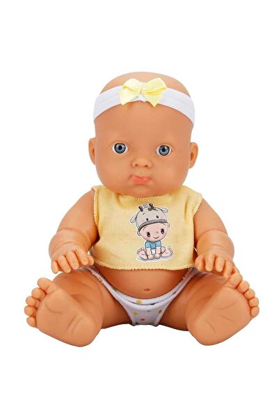 Sunman Ada Bebek 23 cm 20030 - Sarı Fiyonk Sarı Bluz ve Pembe