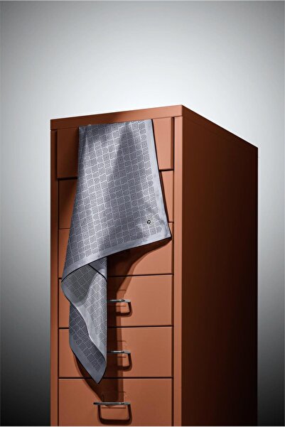 Vissona 100% twill silk ethnic motif patterned gray - black colored 90x90 sewing method: hand stitched scarf