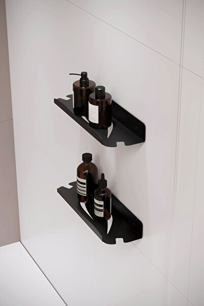 Zift Unique 2 rafturi pentru baie din oțel inoxidabil - suport pentru duș și ...