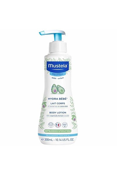Mustela لوشن مرطب للجسم للأطفال من هيدرا بيبي يحتوي على الأفوكادو العضوي 300 مل