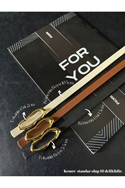 Fiori حزام رفيع بإبزيم بتصميم إيطالي، حزام بنطلون، حزام قميص، حزام معطف