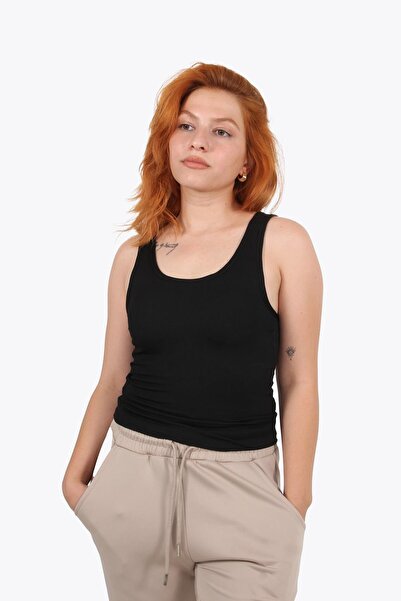 Mckanzie 5058 Model Crop Tank Top - Inside Covered Design