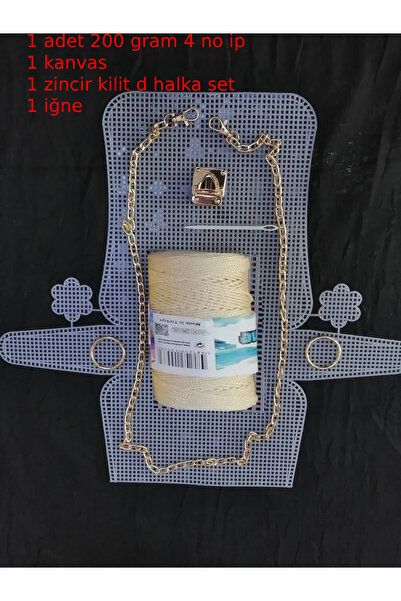 Sena Yün Kanvas Çanta Kiti