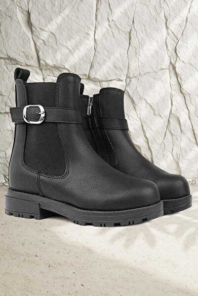 Rakerplus Чорні матові гумові черевики для дівчаток