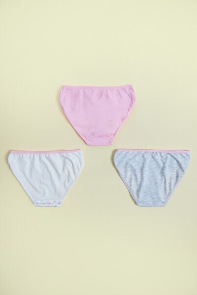 Fulla Moda Трусики для дівчаток з принтом кролика, 3 шт.