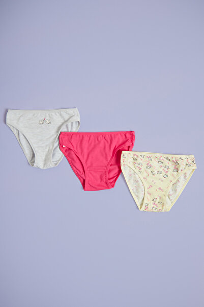 Fulla Moda Трусики для дівчаток з принтом пташок, 3 шт.