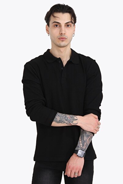 Mckanzie 5708 Φούτερ με λαιμόκοψη πόλο με δύο κουμπιά