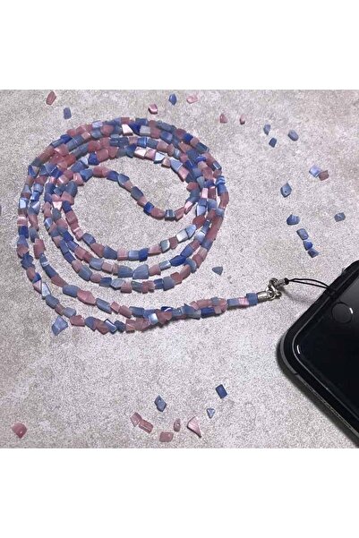 Jules حزام جوال عام مصنوع يدويًا - وردي وفيروزي