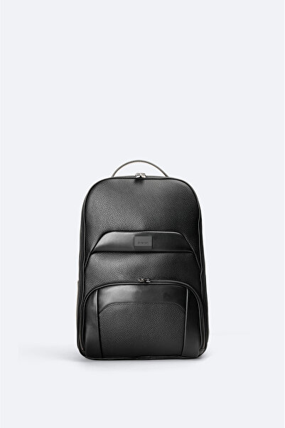 Avva Ανδρικό σακίδιο πλάτης με μαύρο φερμουάρ A41y9105