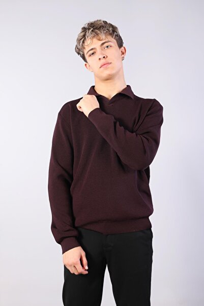 Mckanzie 34103 Collared Buttonless Sweater