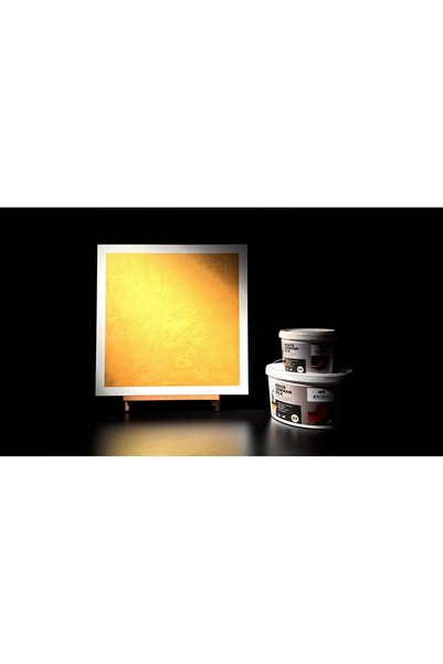 Kroinz Stucco Di Perla, Mătase Germană, 1L, Culoare Aurie, Vopsea Decorativă