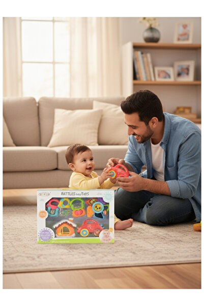 Family Center Baby Rattle 6 Pcs 15-2416871