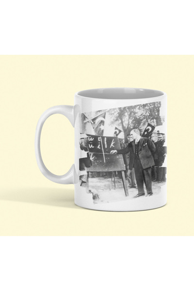 Nino Store Special 24 November First Teacher Ataturk Gift Mug for Teachers' Day