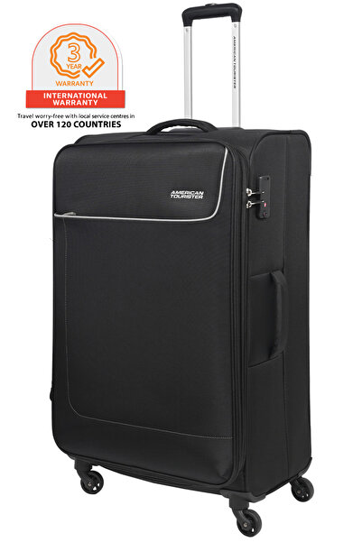 American Tourister حقيبة سفر جامايكا 80 سم بعجلات دوارة، مصنوعة من البوليستر ...