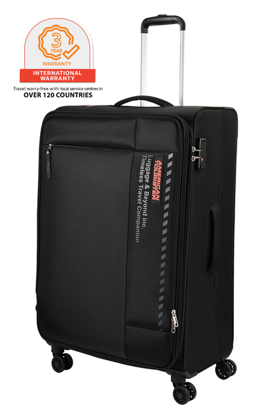American Tourister Marina Suitcase 81 cm or 30 inch Spinner Polyester Black E...