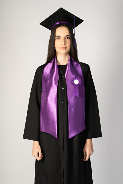 Toca Absolvire Graduation Set – Cap, Scarf and Bow, Non-Personalized, Celebration, End of Year, High School, College