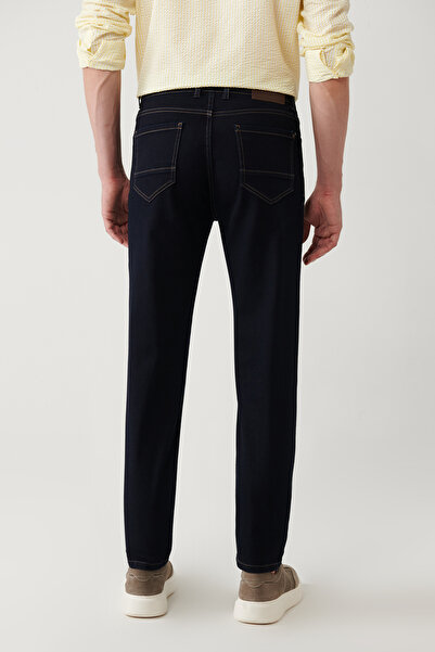 Avva Ανδρικό παντελόνι τζιν με ελαστική εφαρμογή Berlin Slim Fit A41Y3511