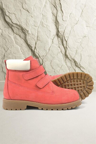 Rakerplus Neson Справжня шкіра Червоні дитячі черевики на липучках