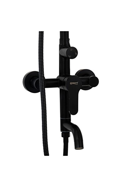 Trendy's Coloana dus, trei functii, negru mat
