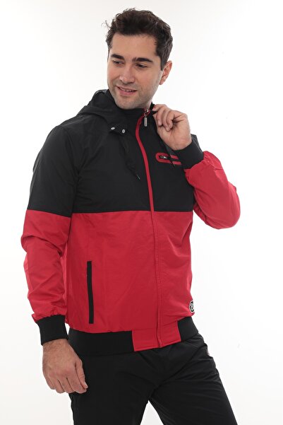 SOCCER Twill Combed Fabric Coming Out Hooded Men's Sports Tracksuit Set 4410