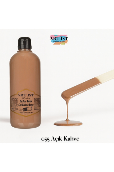 ART IST Geri Dönüşüm Boyaları 500ml - 055 AÇIK KAHVE
