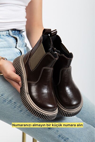 romamod Παιδικές μπότες δερμάτινες Μπότες για αγόρια και κορίτσια Casual Orthopedic High Sole ΜΠΟΤΕΣ