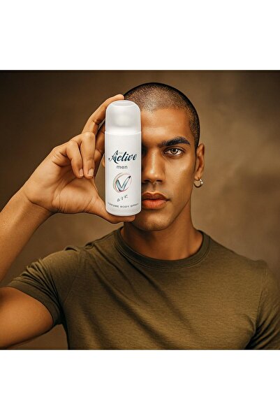 Feah Active Eau de Toilette Deodorant for Men 200 ml | Fresh Citrus & Musk Fragrance | Lightweight D