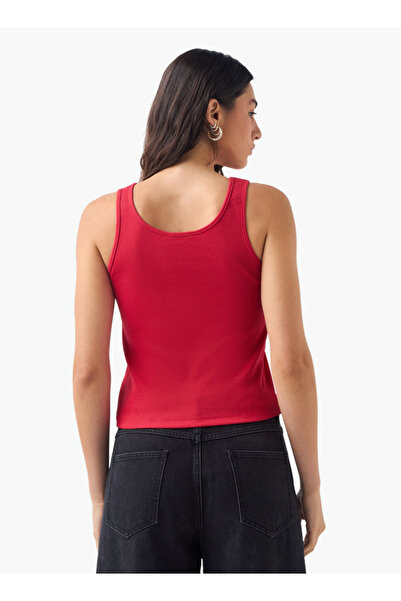 2Xtremz Ribbed Bow Embellished Sleeveless Top