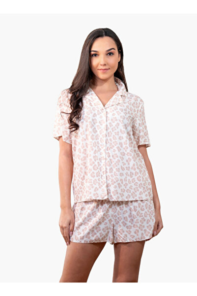 Aadaraya طقم بيجامات قصير كلاسيكي من Ss