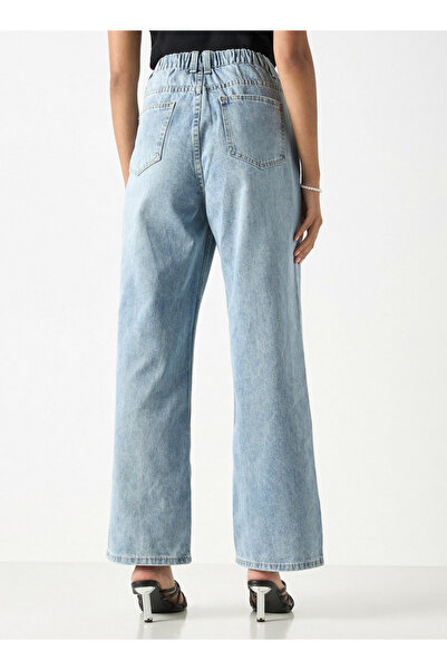 2Xtremz Wide Leg Jeans with Button Closure