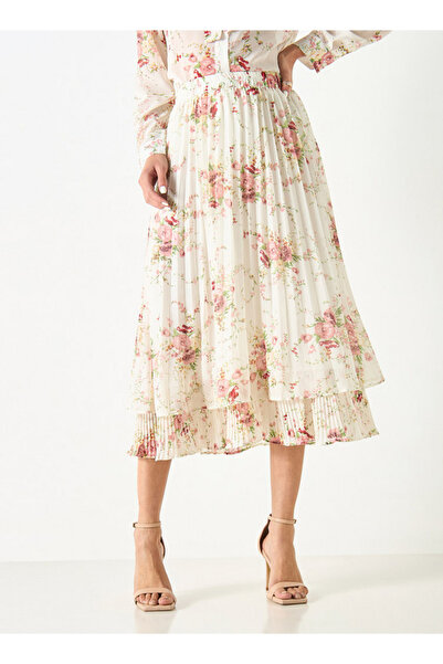 2Xtremz All-over Floral Print Skirt With Elasticated Waistband