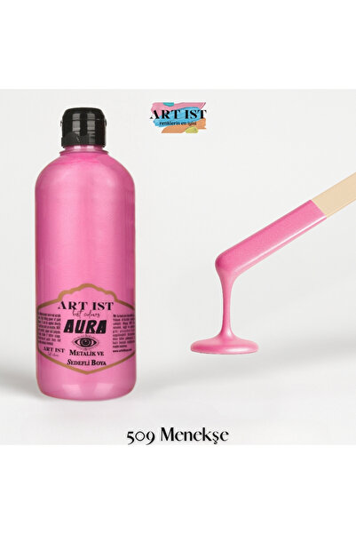 ART IST AURA Metalik Sedefli ve Vernikli Akrilik Boyalar - 509 Menekşe