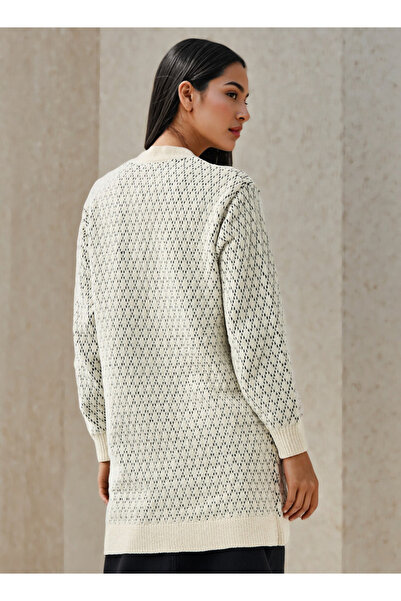 2Xtremz Patterned Longline Cardigan