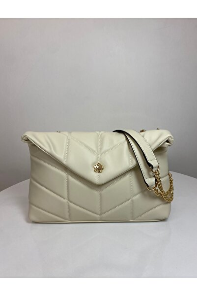 BK Bags & Accessories Quilted Women's Hand and Shoulder Bag with Chain Strap