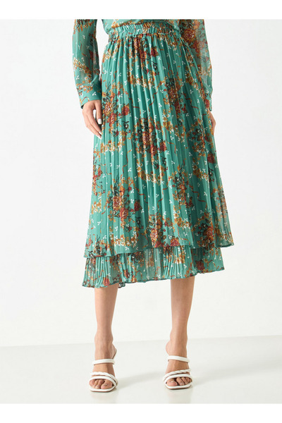 2Xtremz All-over Floral Print Skirt With Elasticated Waistband