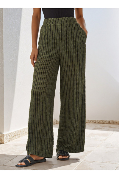 2Xtremz Textured Wide Leg Pants