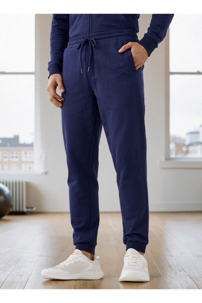 Adot بنطال رياضي بإغلاق برباط وجيوب