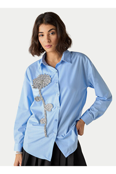 2Xtremz قميص مزين بياقة وأكمام طويلة