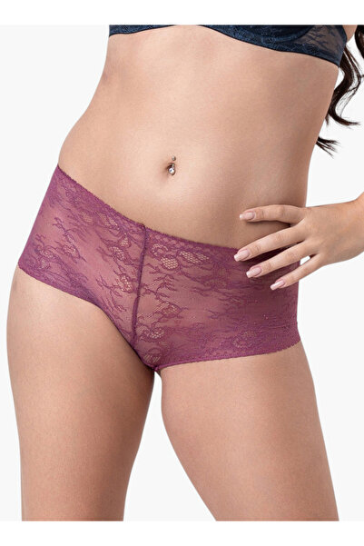 Aadaraya Lace Textured Brief with Elasticated Waistband