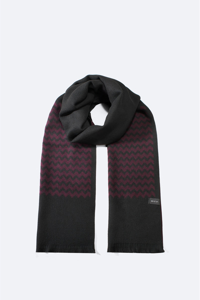 Avva Ανδρικό σάλι με μαύρη φούντα A32Y9414