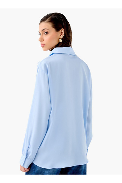 2Xtremz Embellished Bow Applique Shirt with Long Sleeves