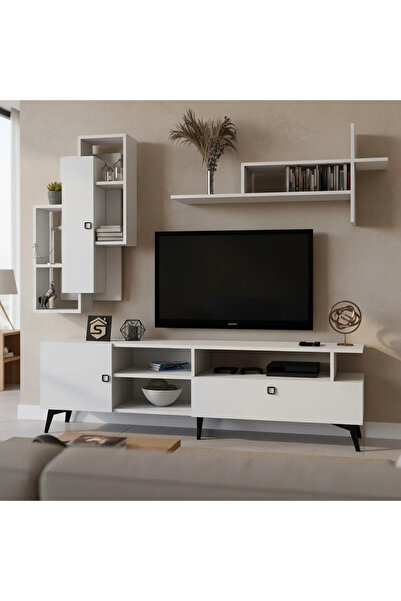 Stylish Home Distinctive white TV table - TV17