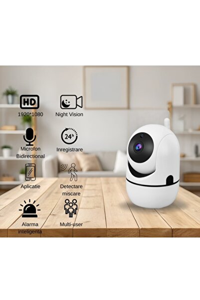 verk group Baby Monitor WiFi camera 1080p IP, 355° rotation, audio and night vision