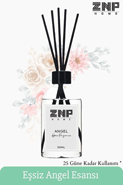 Znp Home Angel | Çubuklu Oda Kokusu Esansiyel Uçucu Diffuser Angel 50ml