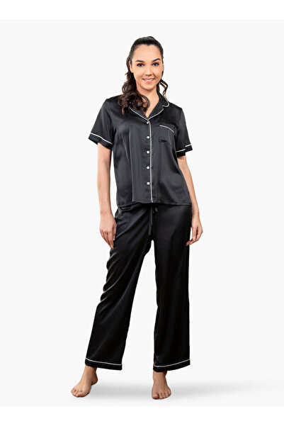 Aadaraya طقم قميص بياقة وبيجامة