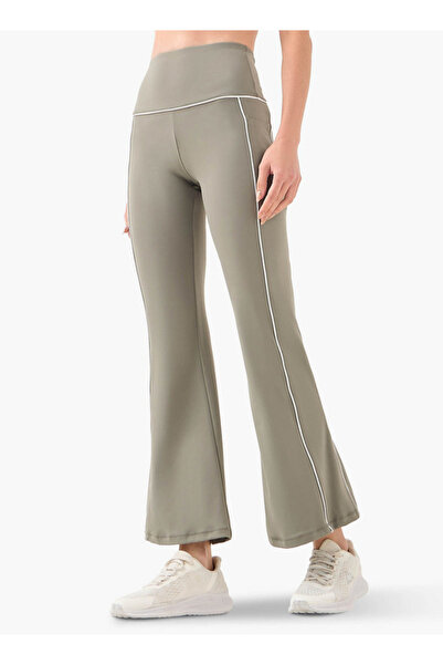 Adot بنطال ضيق واسع مع تفاصيل حواف متباينة