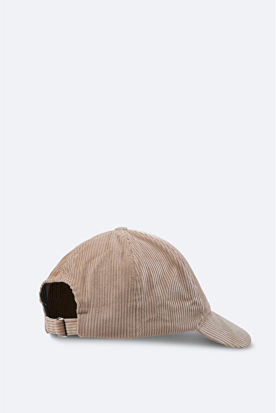 Avva Erkek Vizon Önü Nakış Detaylı Kadife Şapka A32Y9213