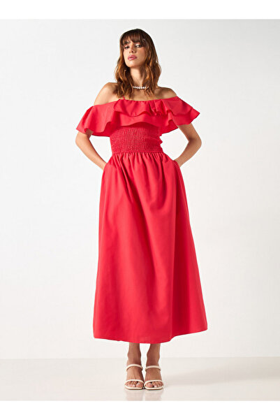 2Xtremz Off Shoulder A-line Dress with Pockets